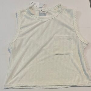 Liv White Sleeveless Top XS
